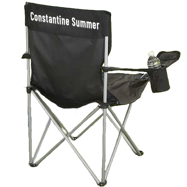 Personalized Black Camping Chair from PersonalizationMall.com