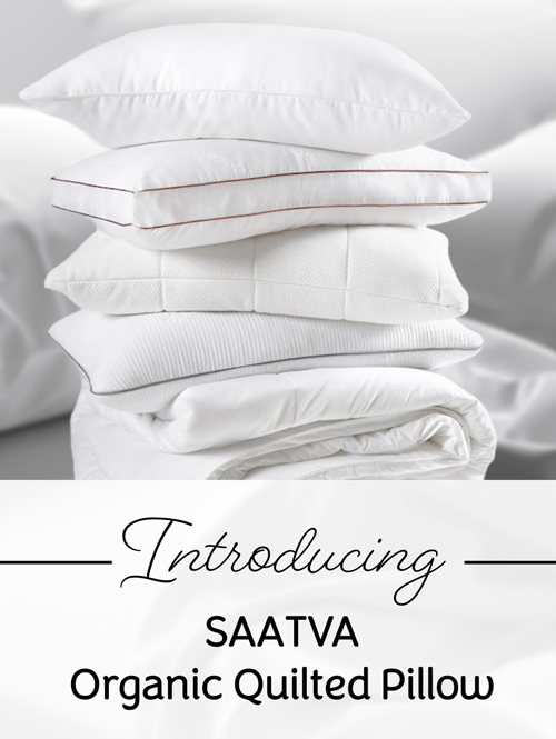 Saatva Organic Quilted Pillow