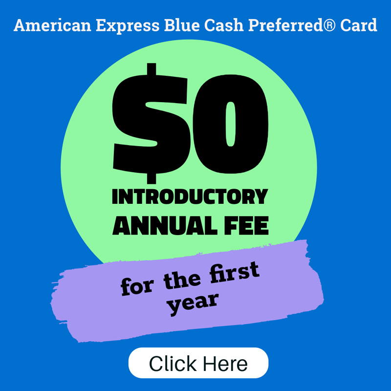 $0 Annual Fee with The Blue Cash Preferred Card