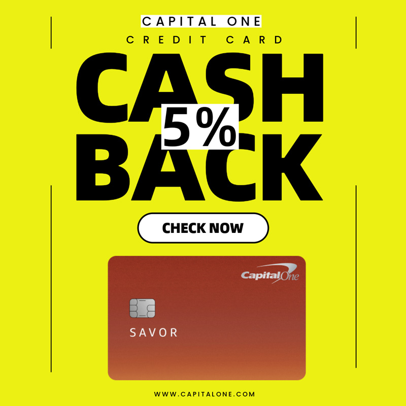 Capital One Credit Card Cash Back Offer