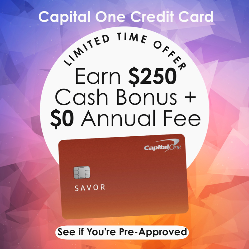 Capital One Credit Card Limited Time Offer