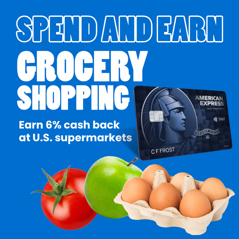 Cash Back for Grocery Shopping with the Blue Cash Preferred Card