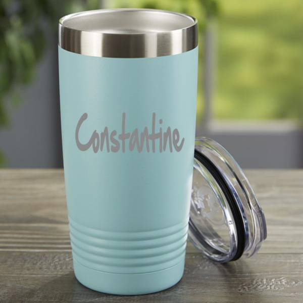 Constantine Personalized 20 oz. Vacuum Insulated Stainless Steel Tumbler