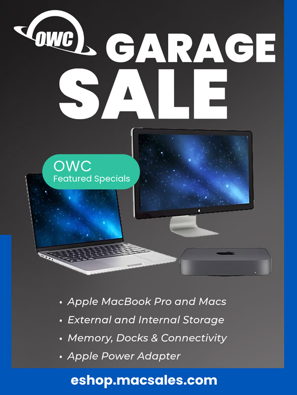 OWC Garage Sale