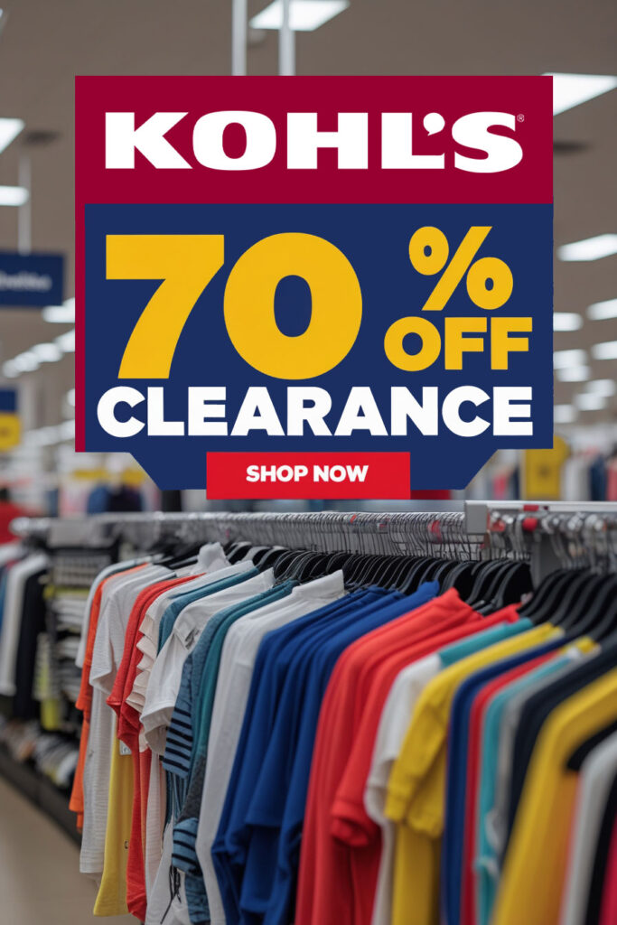 Kohl's Clearance Promotion