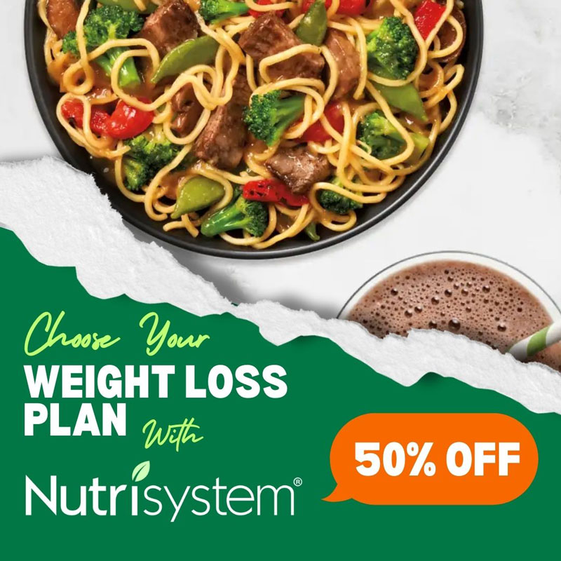 Nutrisystem Discount Banner