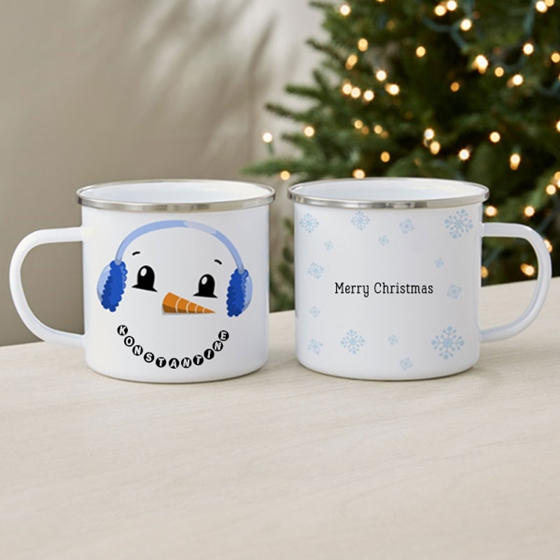 Snowman Character Personalized Camp Mug by Personalization Mall