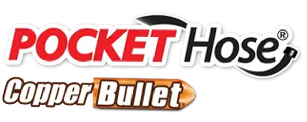 Pocket Hose Copper Bullet Logo