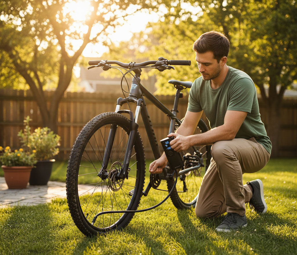 how to use the Airmoto smart air pump