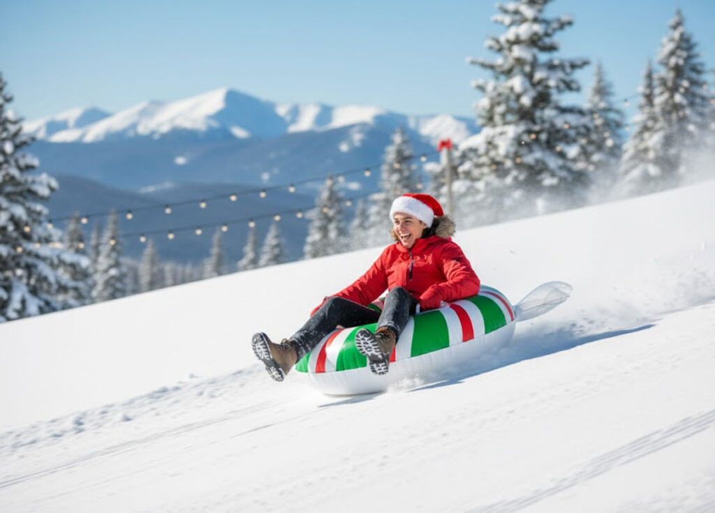 Peppermint Snow Tube
