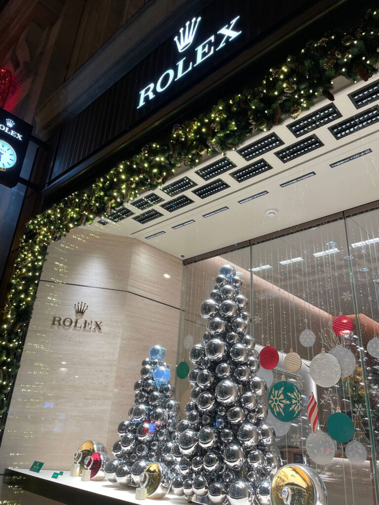 Rolex Window displays