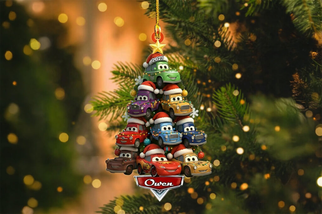 Personalized Cars Movie Ornament