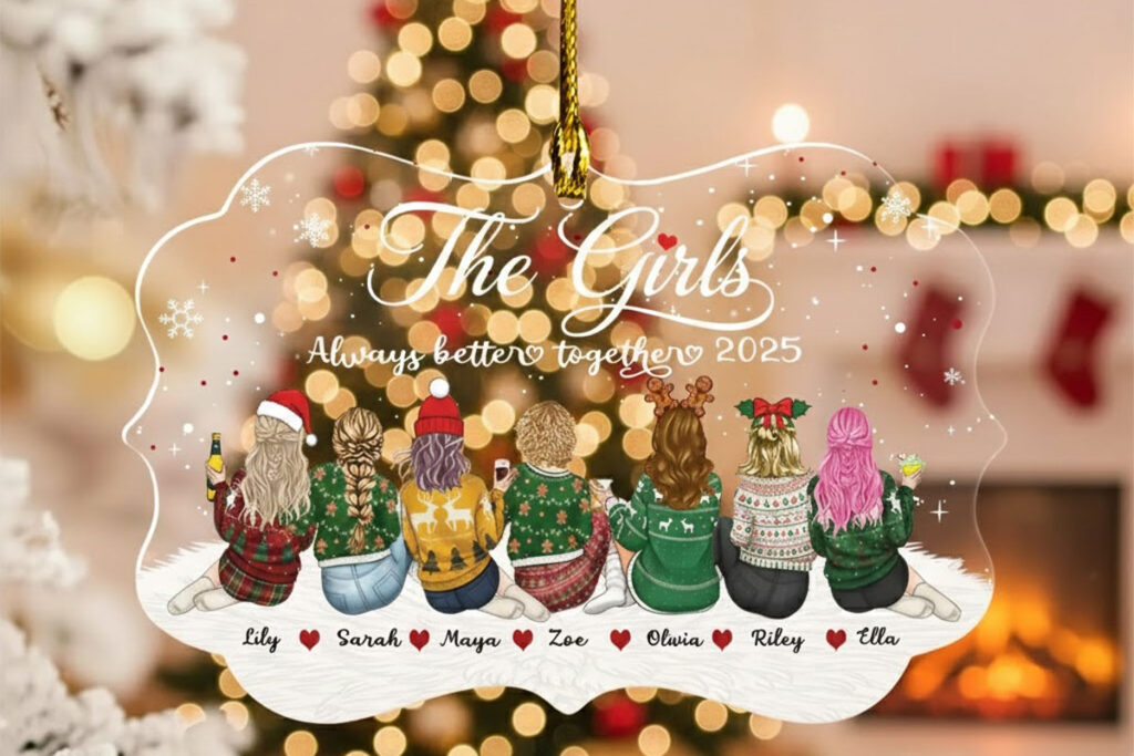 Best Friends Acrylic Ornament