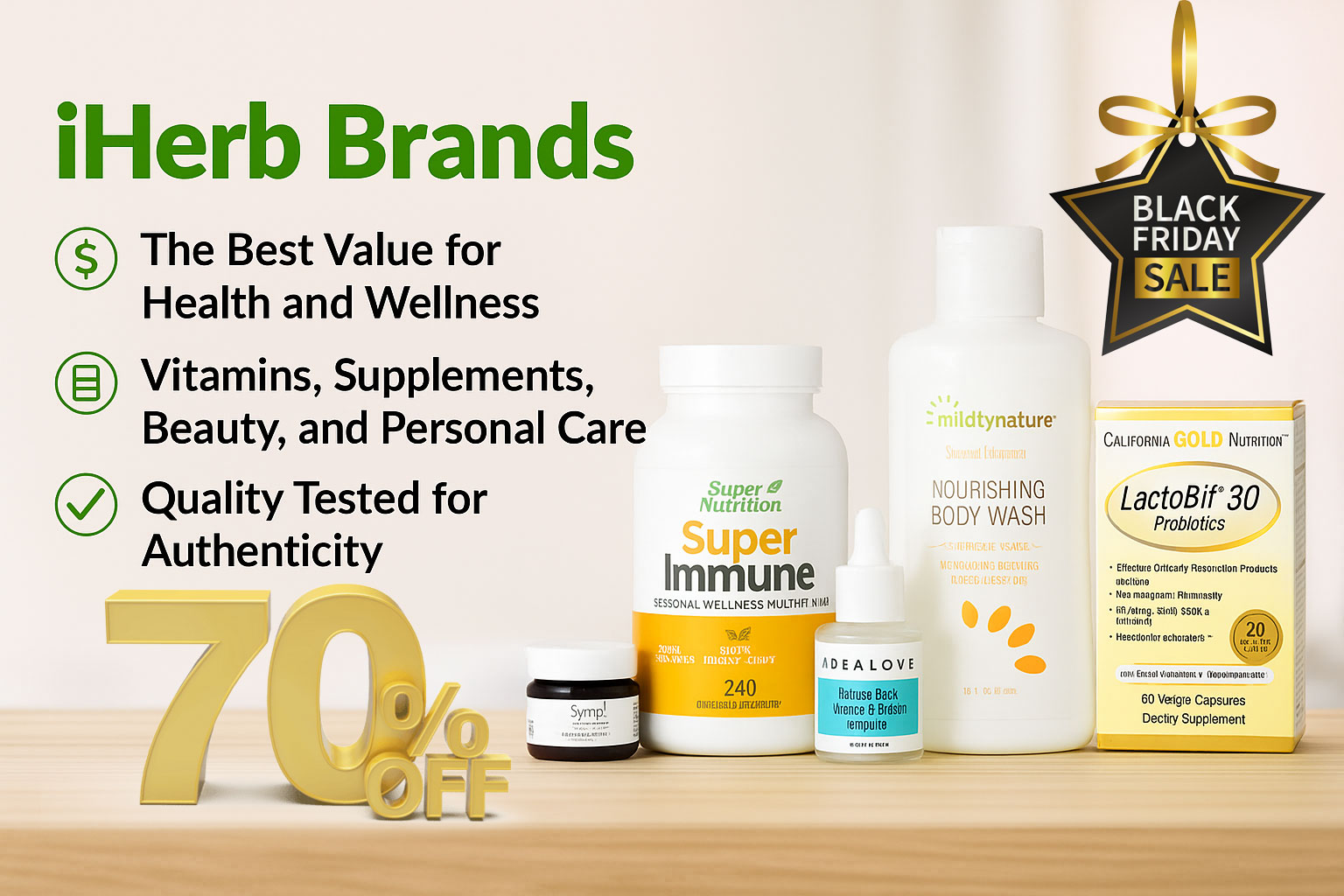 iHerb Black Friday Month Banner