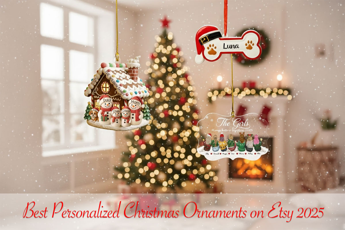 Best Personalized Christmas Ornaments on Etsy 2025