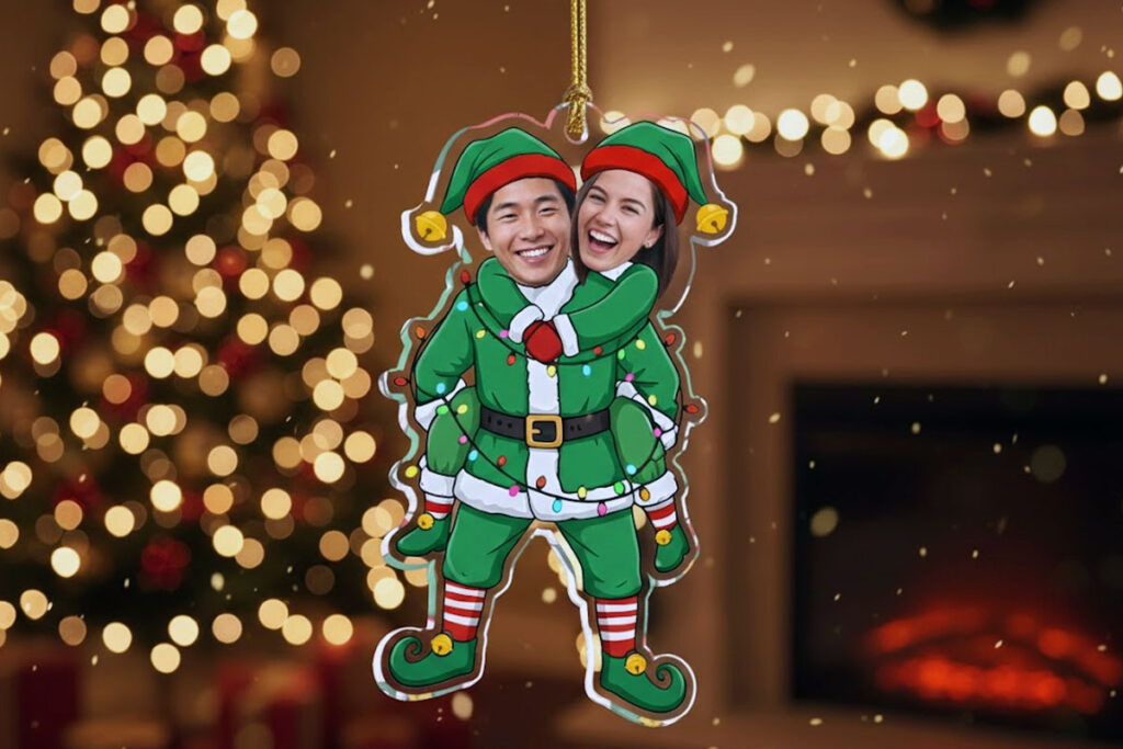 Personalized Couple Photo Ornament