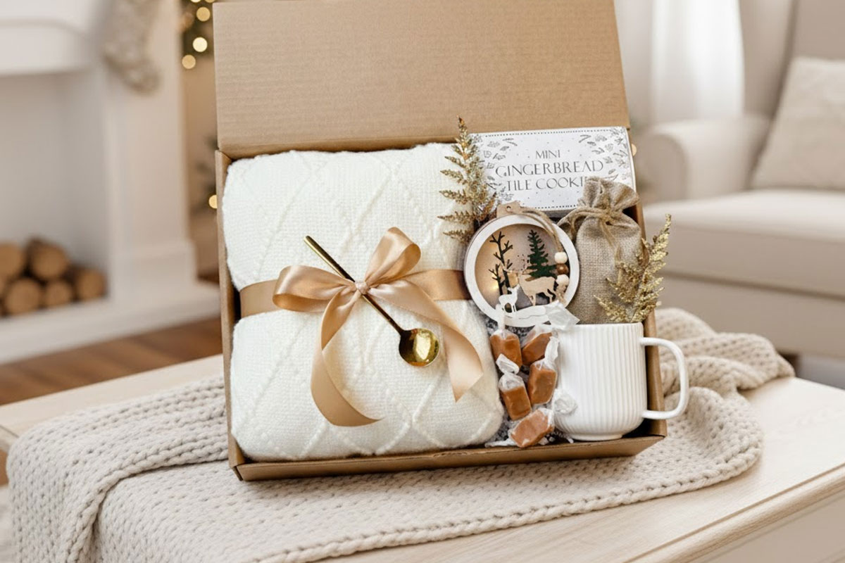 Cozy Christmas Gift Box - Etsy