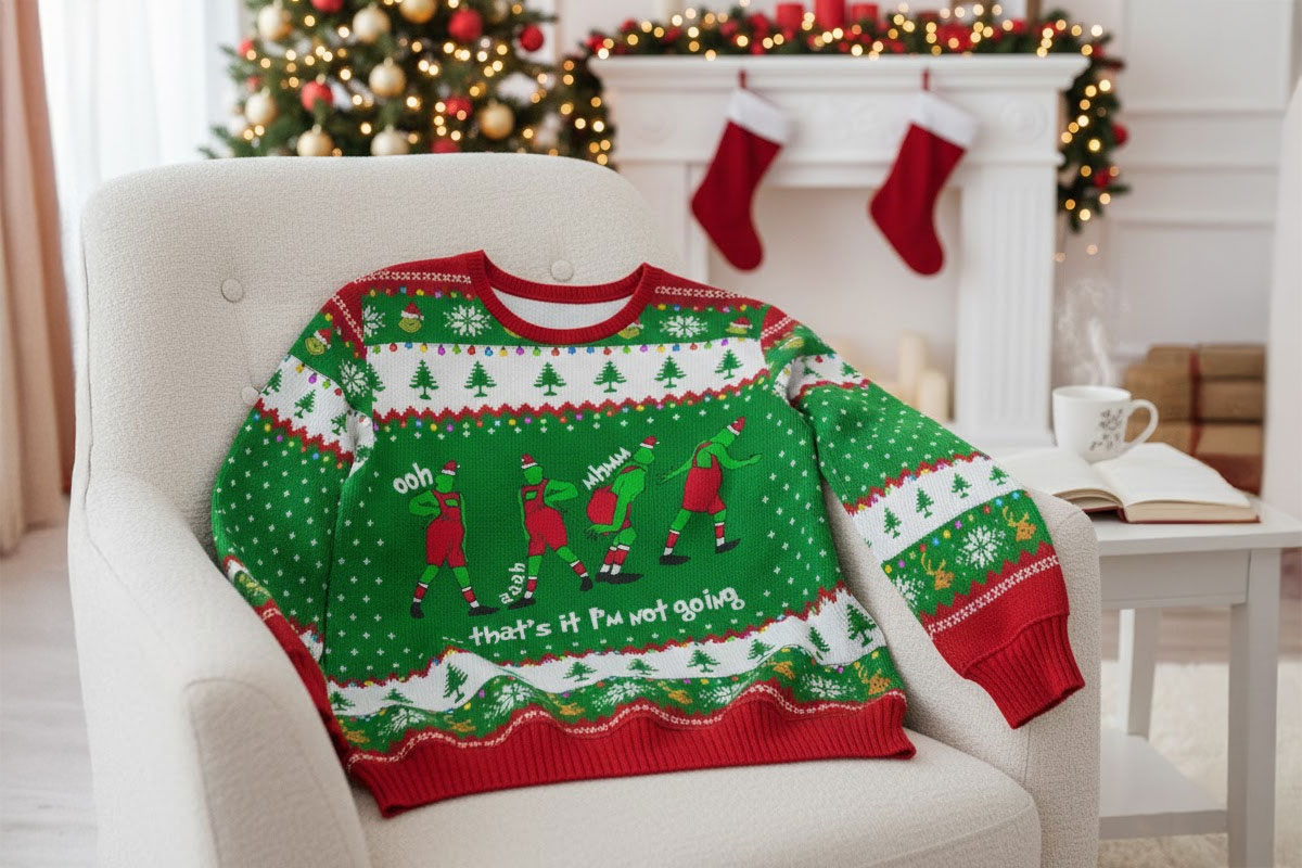 Funny Grinch Christmas Ugly Sweater