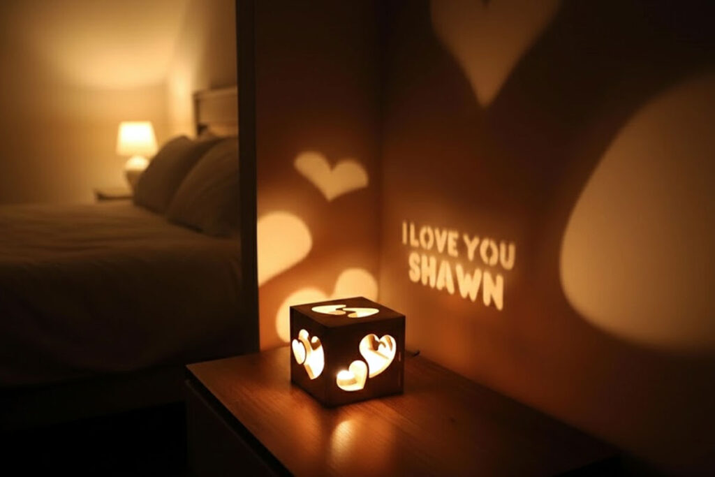 Personalized Magic Message Projection Box