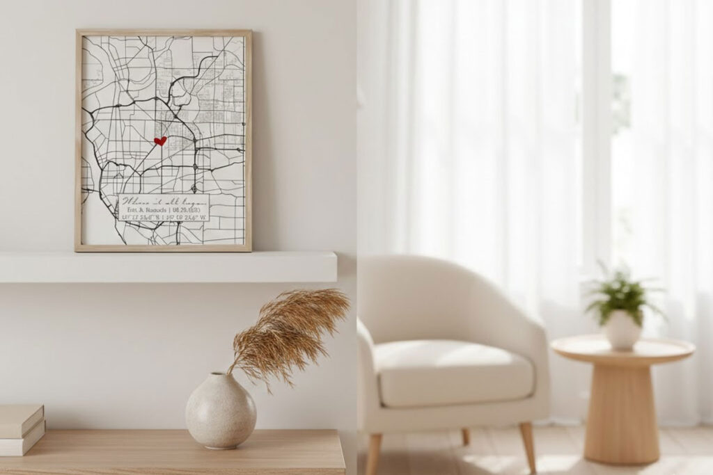 “Where It All Began” Map Print