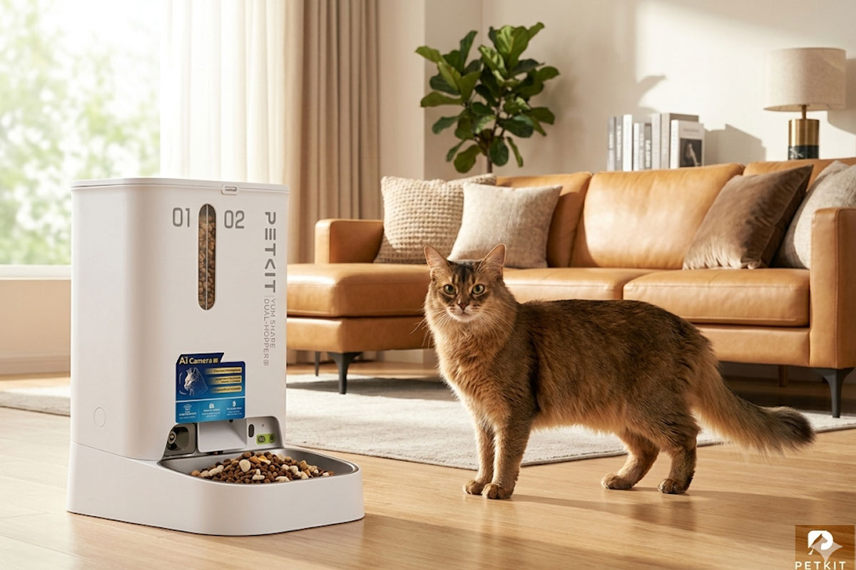 Why the PETKIT YumShare Dual-Hopper 2 is the Private Investigator Your Multi-Cat Home Needs