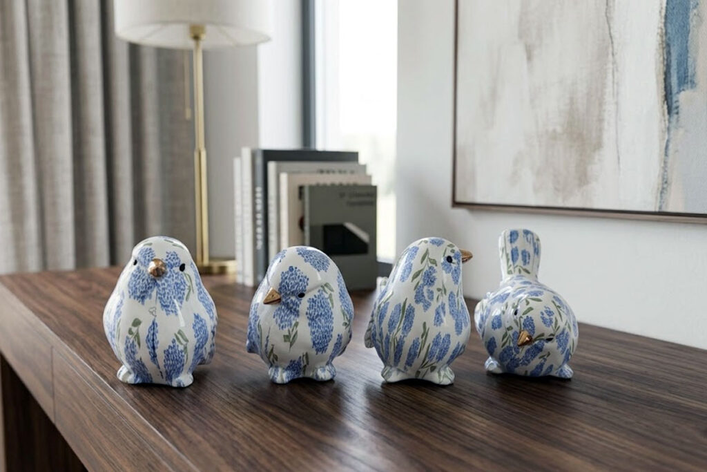 Blue Bird Figurine - Etsy