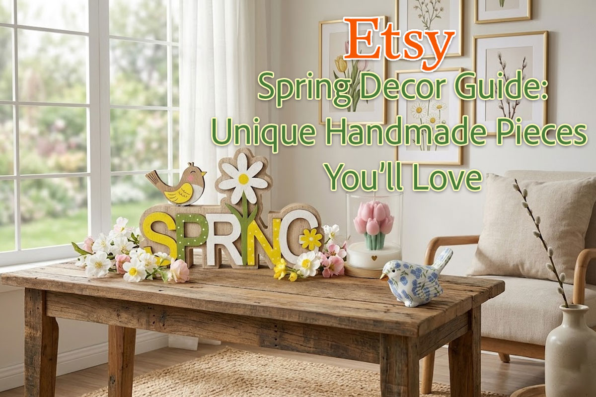Etsy Spring Decor Guide: Unique Handmade Pieces You’ll Love