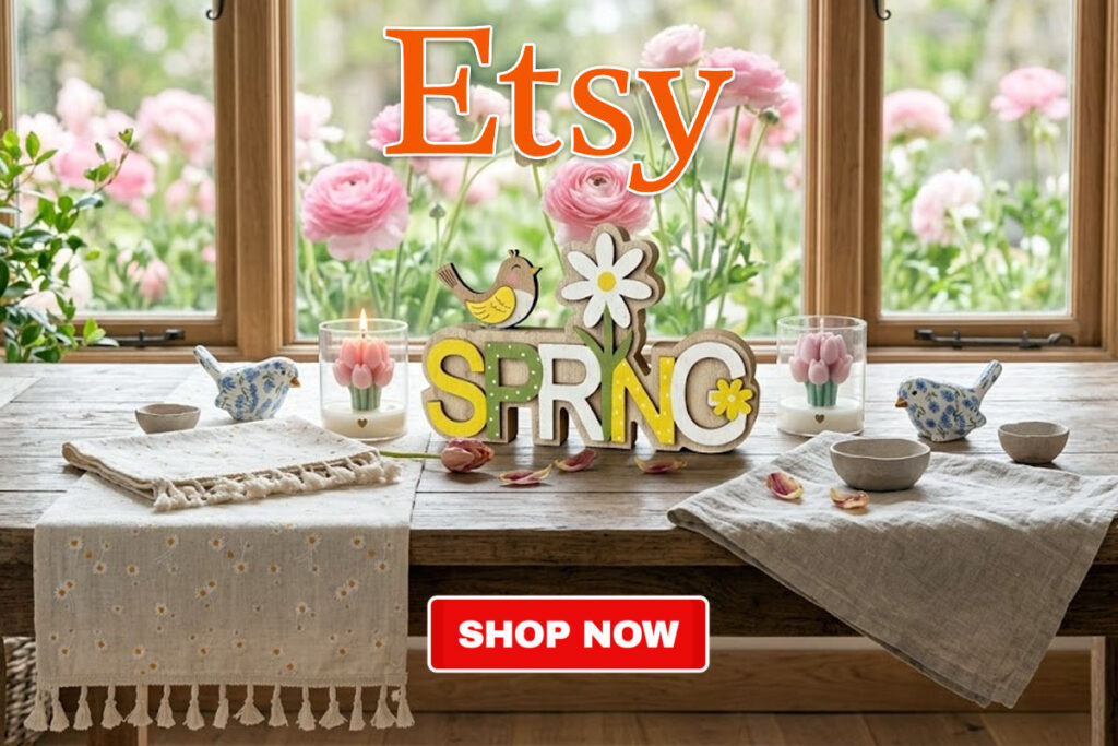 Style Your Home for Spring with Etsy