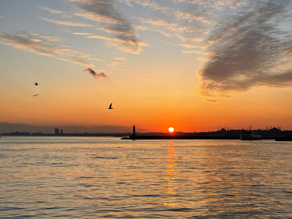 Sunset in Istanbul