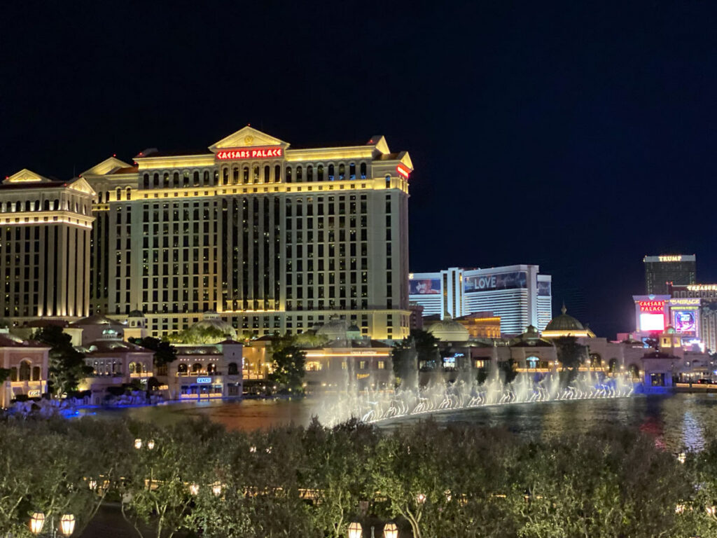 Caesars Palace Las Vegas at Night