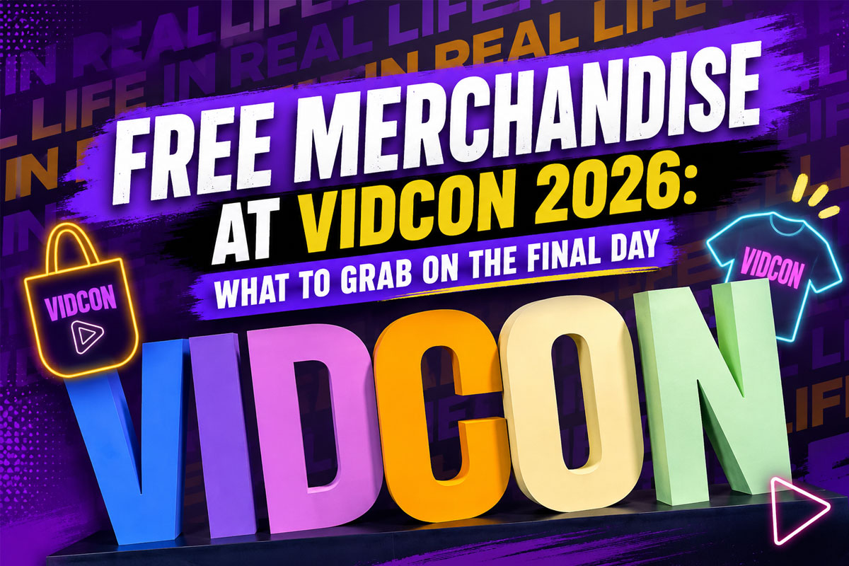 Free Merchandise at VidCon 2026: What to Grab on the Final Day
