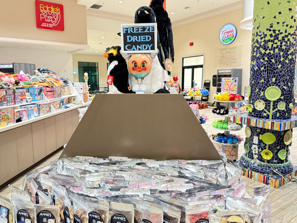 Freeze-dried candy