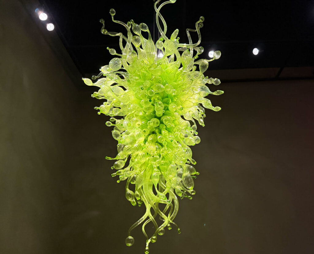 The Green Chandelier