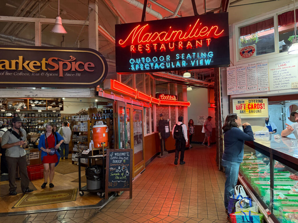 Inside Public Market Center - Seattle