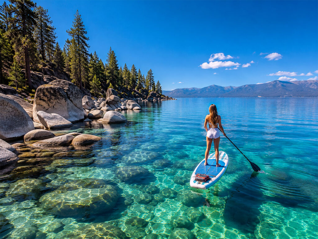 Lake Tahoe Paddleboarding