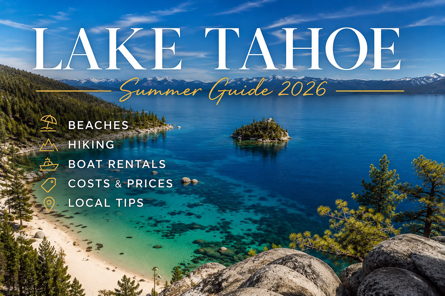 Lake Tahoe Summer Guide 2026: Things to Do, Beaches, Hikes & Where to Stay
