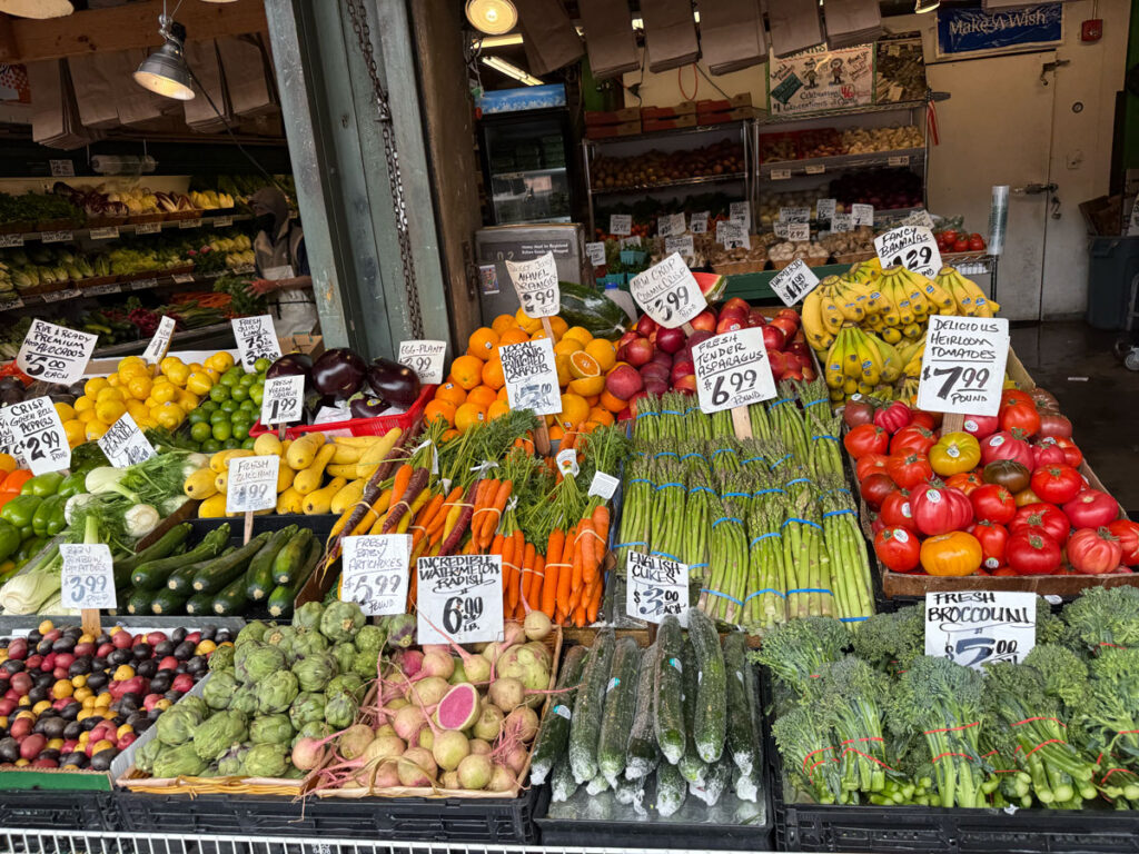 Pike Place Market Vegetables