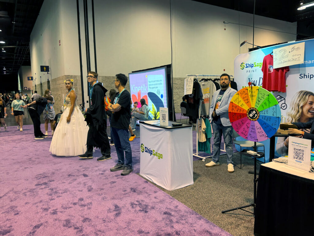 ShipSage Prize Wheel at VidCon