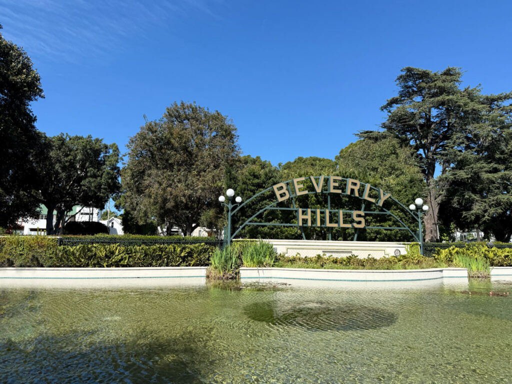 The Beverly Hills sign