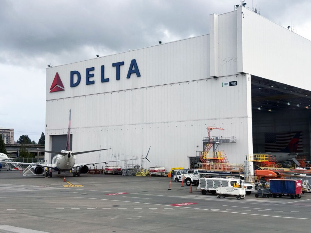 The Delta maintenance complex at SEA