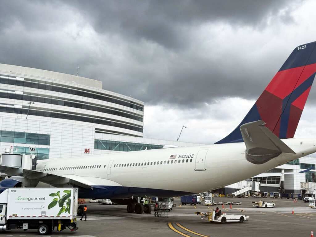 The Delta ramp at SEA