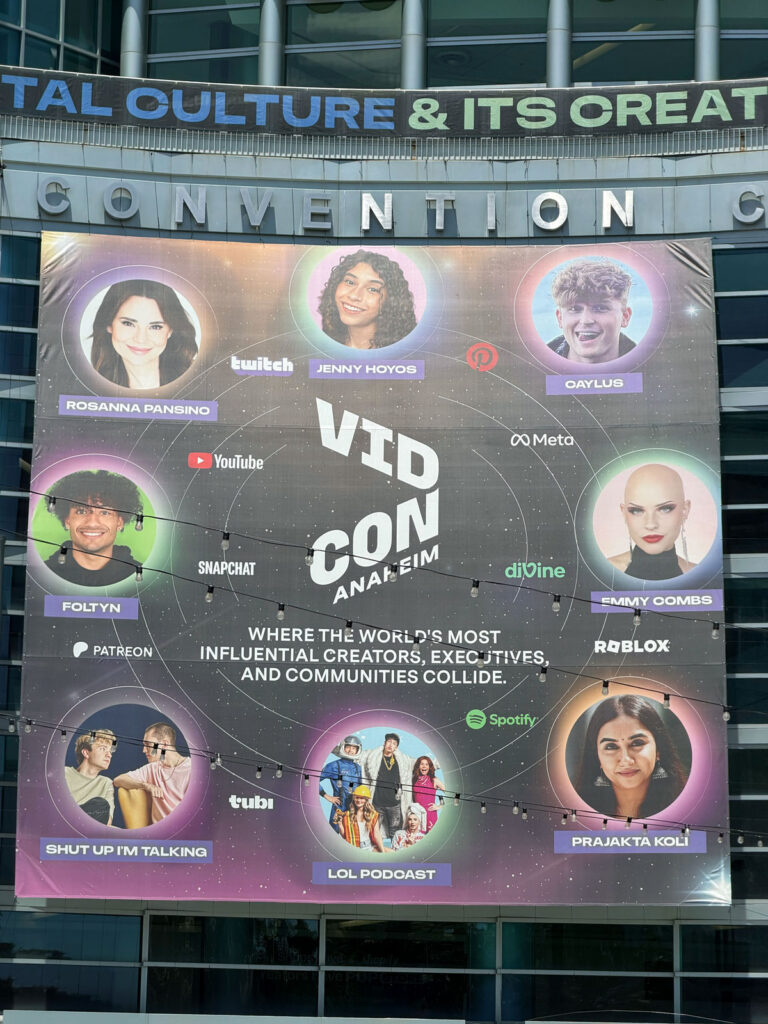 VidCon Featured Creator banners