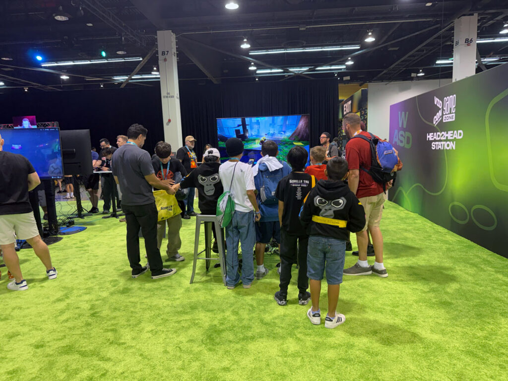 VidCon's gaming zone