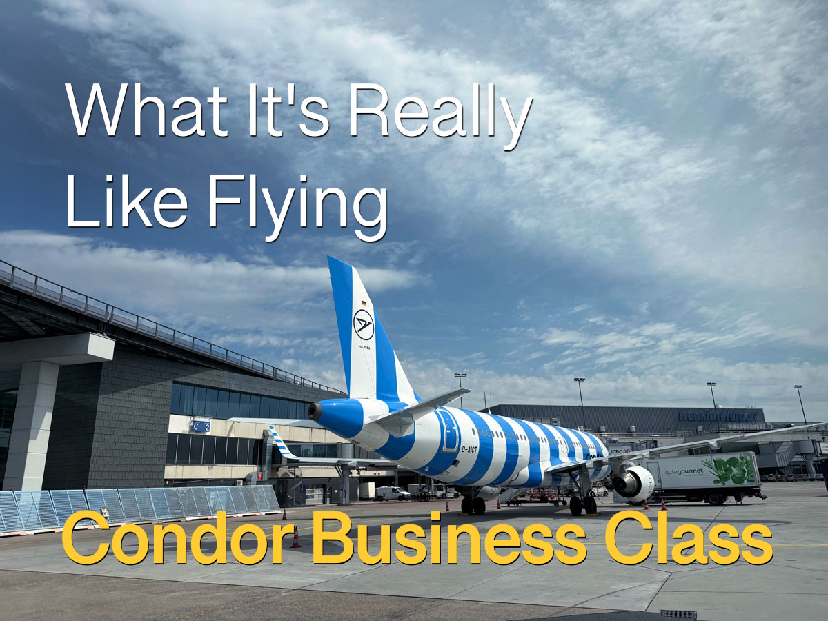 What It’s Really Like Flying Condor Business Class