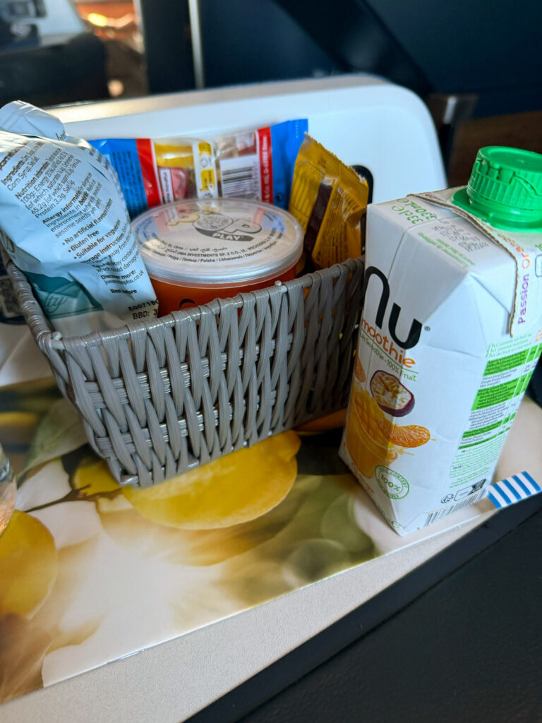 Condor Business Class Snacks