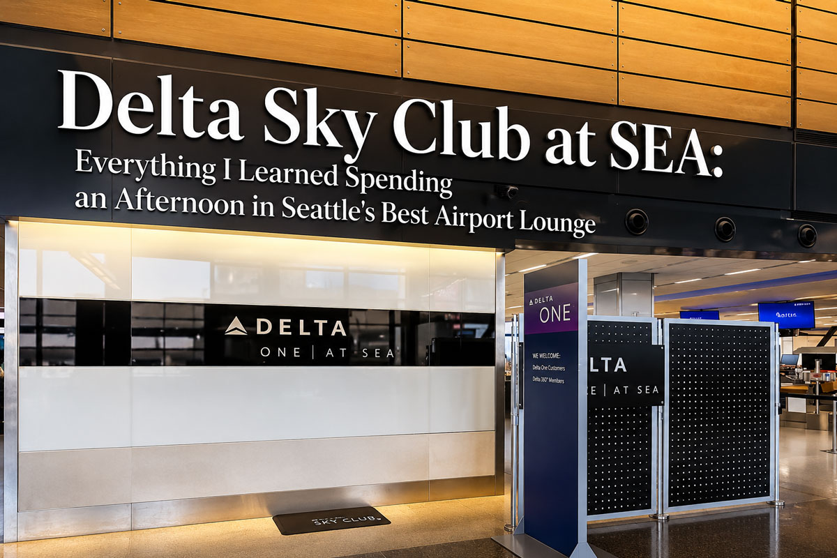 Delta Sky Club at SEA: Everything I Learned Spending an Afternoon in Seattle’s Best Airport Lounge