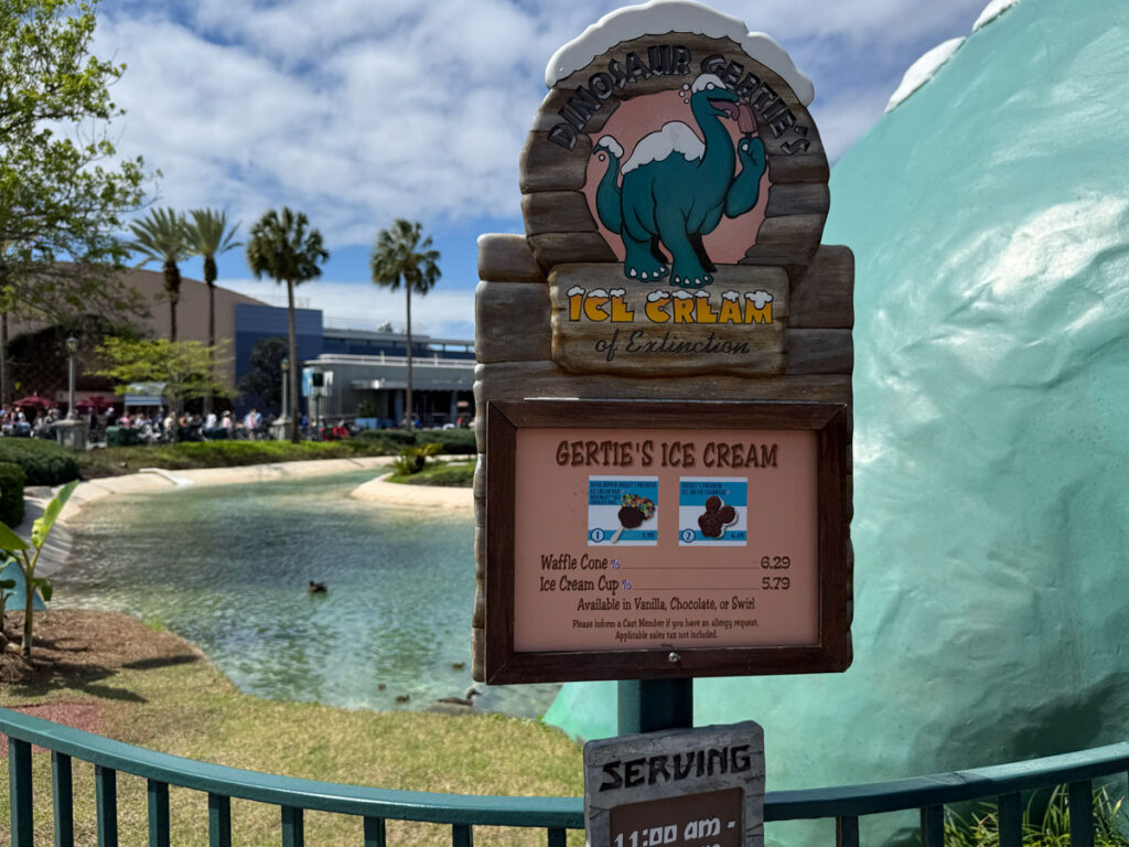 Dinosaur Gertie's Ice Cream