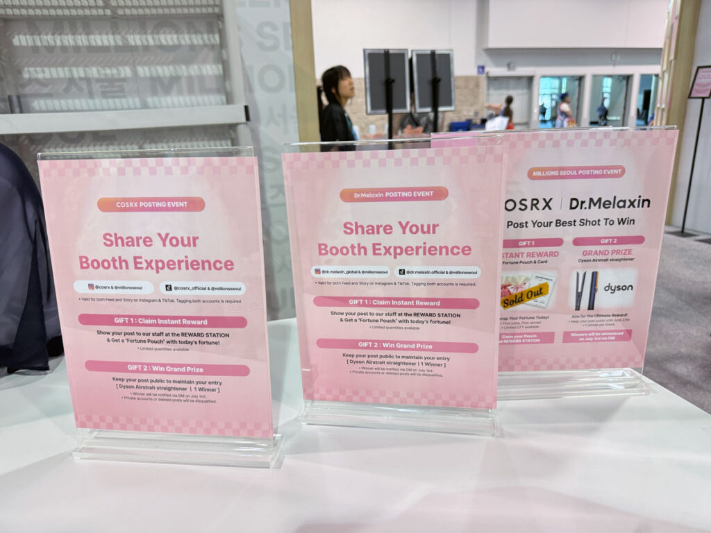 Dr. Melaxin ran convention-exclusive bundle pricing at the booth