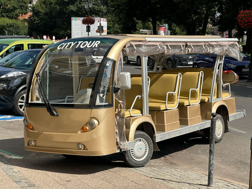 electric "City Tour" cart