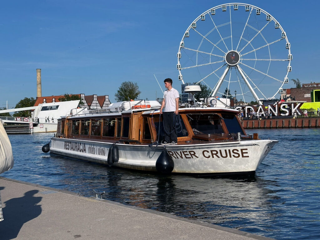 Motława river cruise boat